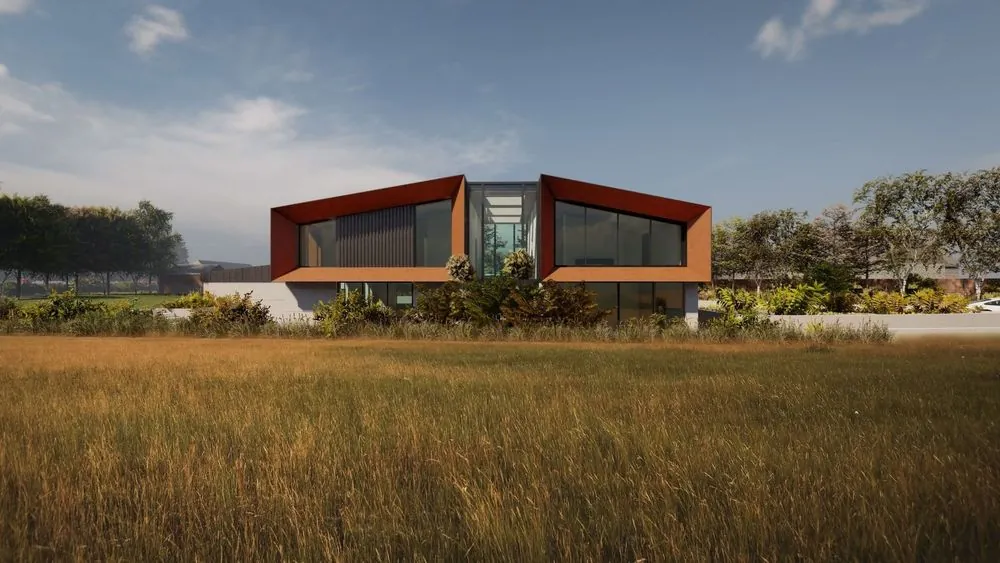 Hay Farm, Therfield — New-build home